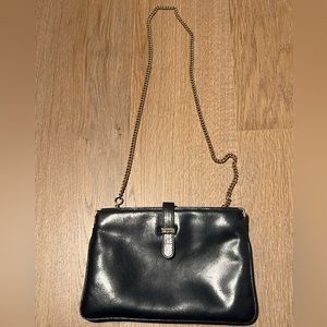 Salvatore Ferragamo Firenze Vintage Navy Crossbody